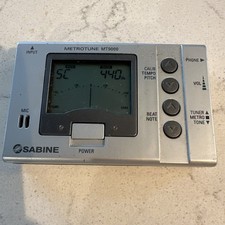 Sabine MT9000 MetroTune Chromatic Tuner Metronome Tone Generator Digital Display