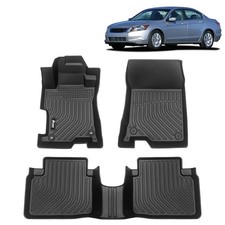 Car Floor Mats Fit for 2008-2012 Honda Accord Sedan 4-Door 3D Molded Custom