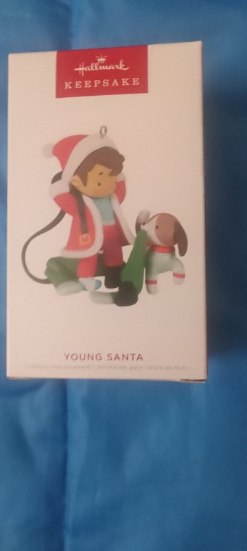 2022 Hallmark Keepsake ornament- Young Santa- First in series-new