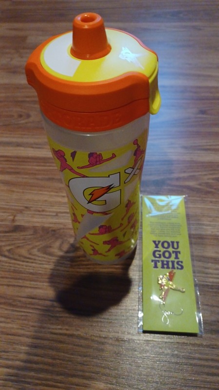 Gatorade, Serena Williams Water Bottle. Limited Edition w/ Pin. NIB / Tennis