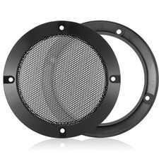 Facmogu 2PCS 5in Universal Speaker Grills, Black Round 5 Inch,