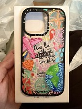 Casetify “Ser Feliz” Travel Theme Multicolor Fitted Case for Apple iPhone 16 Pro