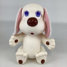 Rub A Dub Doggie Bath Toy Swivel Head White Puppy 8" Figure Smart Zone 2019