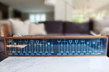 Vintage Austin Cox Aluminum Chess Set 1962 MCM in Display Case Alcoa