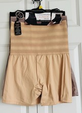 Catherine Malandrino 3 PACK WAIST TRINER BODY SHAPER SHORTS HIGH WAIST TUMMY