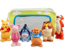 Disney Store Baby Friends That Splash Winnie The Pooh Bath Toys 6 Pc NEW