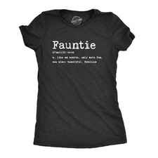 Mujer Fauntie Like Auntie Only More Fun Camiseta Divertida Familia Genial Tía Camiseta Regalo