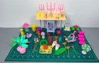 Mattel Barbie Vintage Doll House Lot of 34 Furniture Flowers Table Candleabra