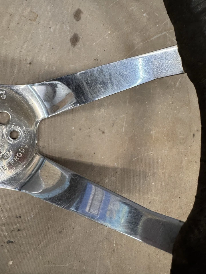 Volante Rat Hot Rod Superior 500 4 radios vintage Ford Chevy Dodge 12" 442 Foto 3 de 4