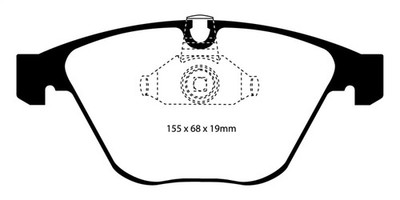 EBC for BMW 08-10 M3 4.0 (E90) Yellowstuff Front Brake Pads