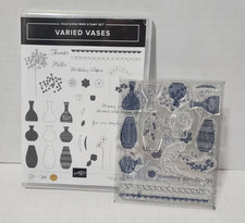NEW Stampin' Up VARIED VASES PHOTOPOLYMER Stamp set
