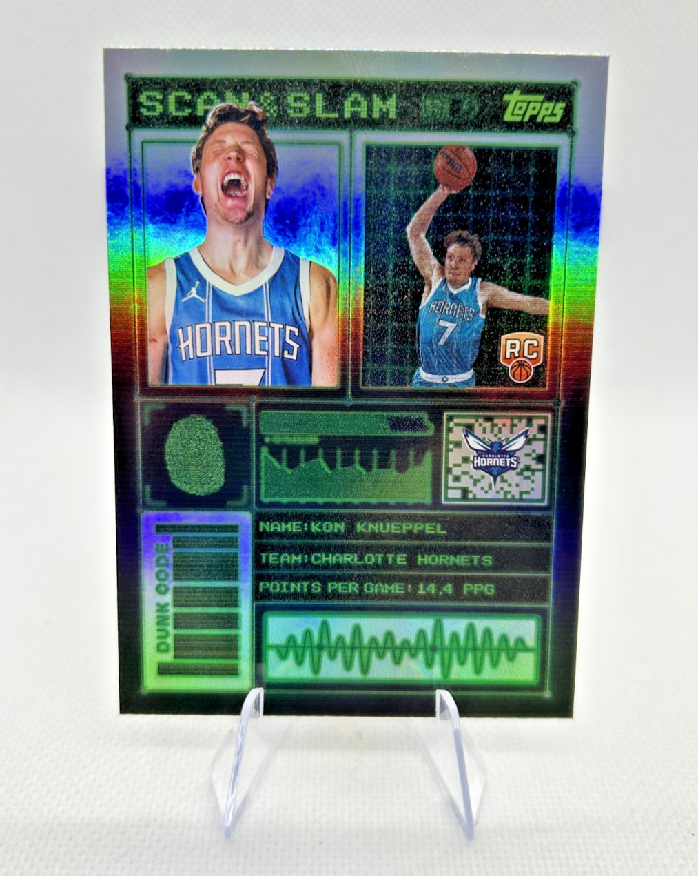 Kon Knueppel RC - 2025-26 Topps Scan and Slam Insert #SS29 - Charlotte Hornets