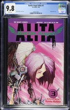 BATTLE ANGEL ALITA #3 CGC 9.8 White Pages Part I Yukito Kishiro Viz Comics 1992