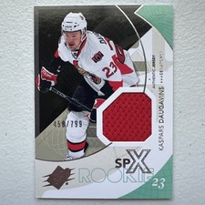 2010-11 SPx - Rookie Jersey Kaspars Daugavins #156 /799 (MEM, RC)