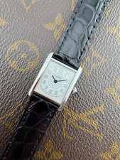 Cartier Tank Must Calibre 057 Quartz Argent Case Box Original Swiss Made