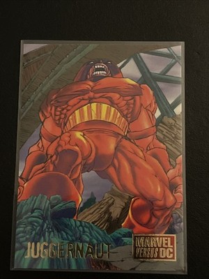1995 Fleer DC vs. Marvel Comics #34 Juggernaut