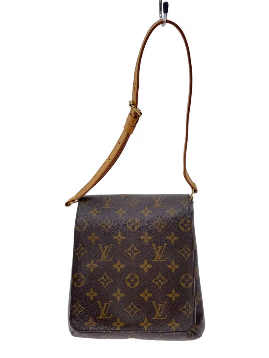 LOUIS VUITTON Musette Salsa Monogram Canvas Long Shoulder M51387 PVC BRW