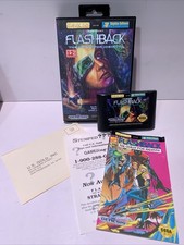Flashback The Quest for Identity (Sega Genesis) CIB Comic Reg Card Insert MINT