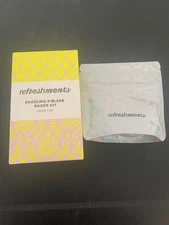Refreshments 5 Blade Razor Kit +4 Extra Cartridges=5 Refills