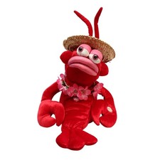 Vintage Dan Dee Valentines Singing Dancing Lobster Plush WORKS