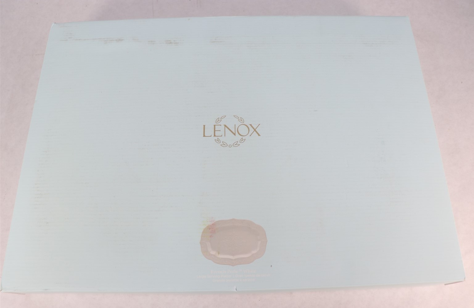 Lenox French Perle White Large Serving Platter 18.5" New 