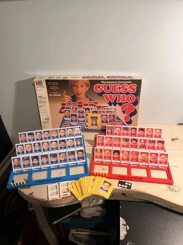 Guess Who? Board Game Milton Bradley Vintage 1991 95% Complete With Box