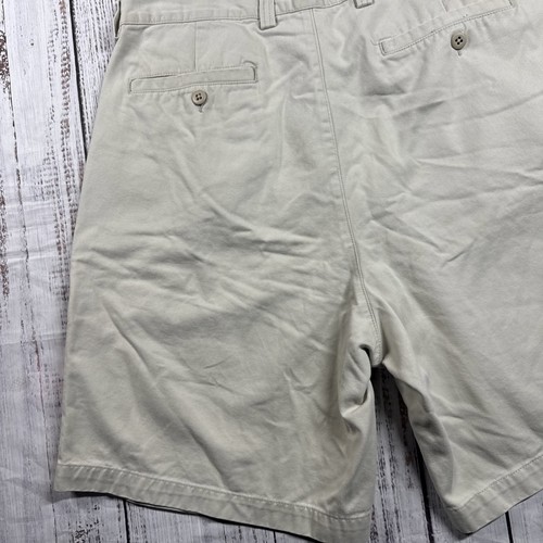 Y2K GAP RELAXED MEN'S SHORTS SIZE 33 TAN CHINO PLEATED 2000 - Picture 5 of 17