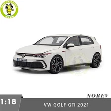1/18 VW Volkswagen Golf GTI 2021 Norev 188593 White Diecast Model Toy Car