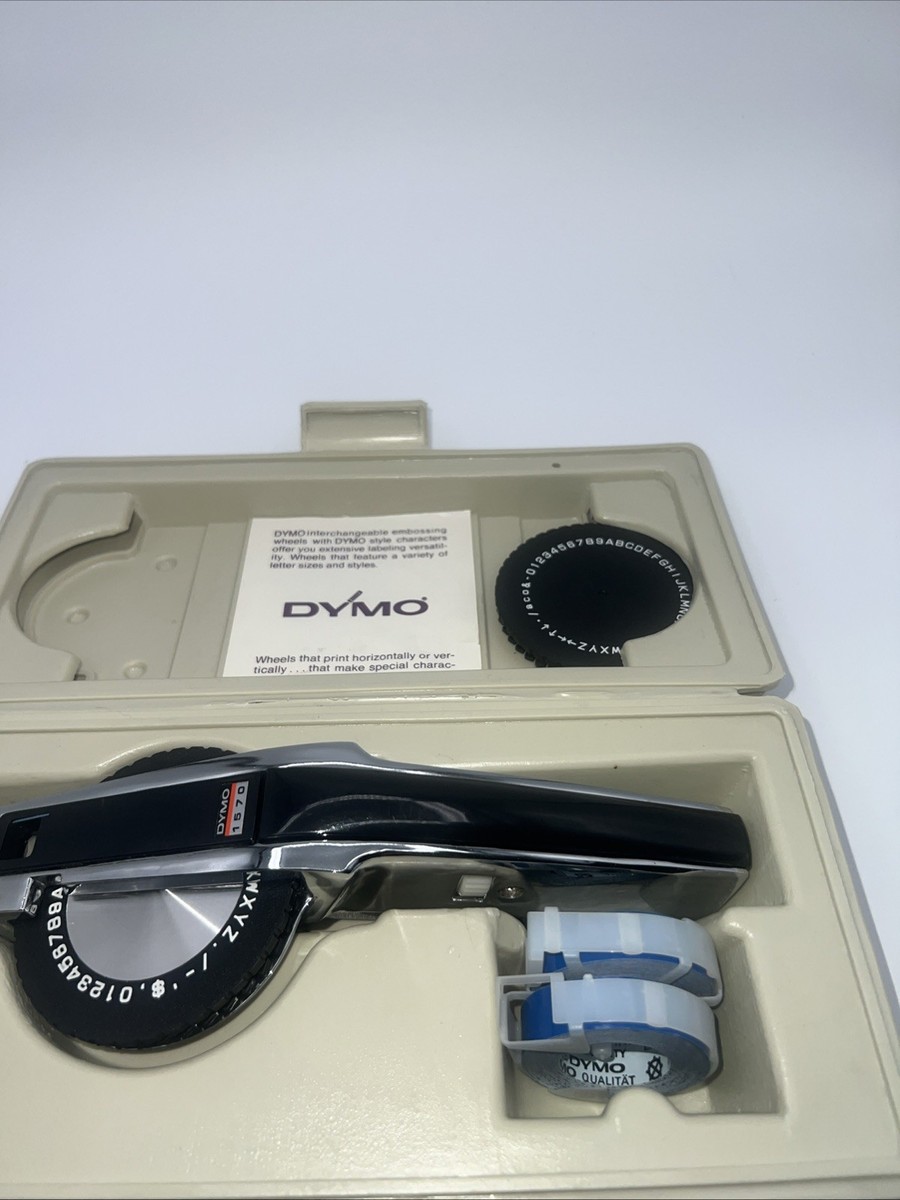 Vintage DYMO 1570 Professional Tapewriter Heavy Duty Label