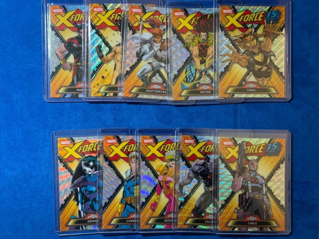 2026 Topps Marvel X-Force 35 Years Pick Your Card Complete Set (FREE Shipping!)