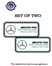 MERCEDES AMG FORMULA 1 VINYL DECAL STICKER CAR BUMPER GARAGE 4MIL BUBBLE FREE