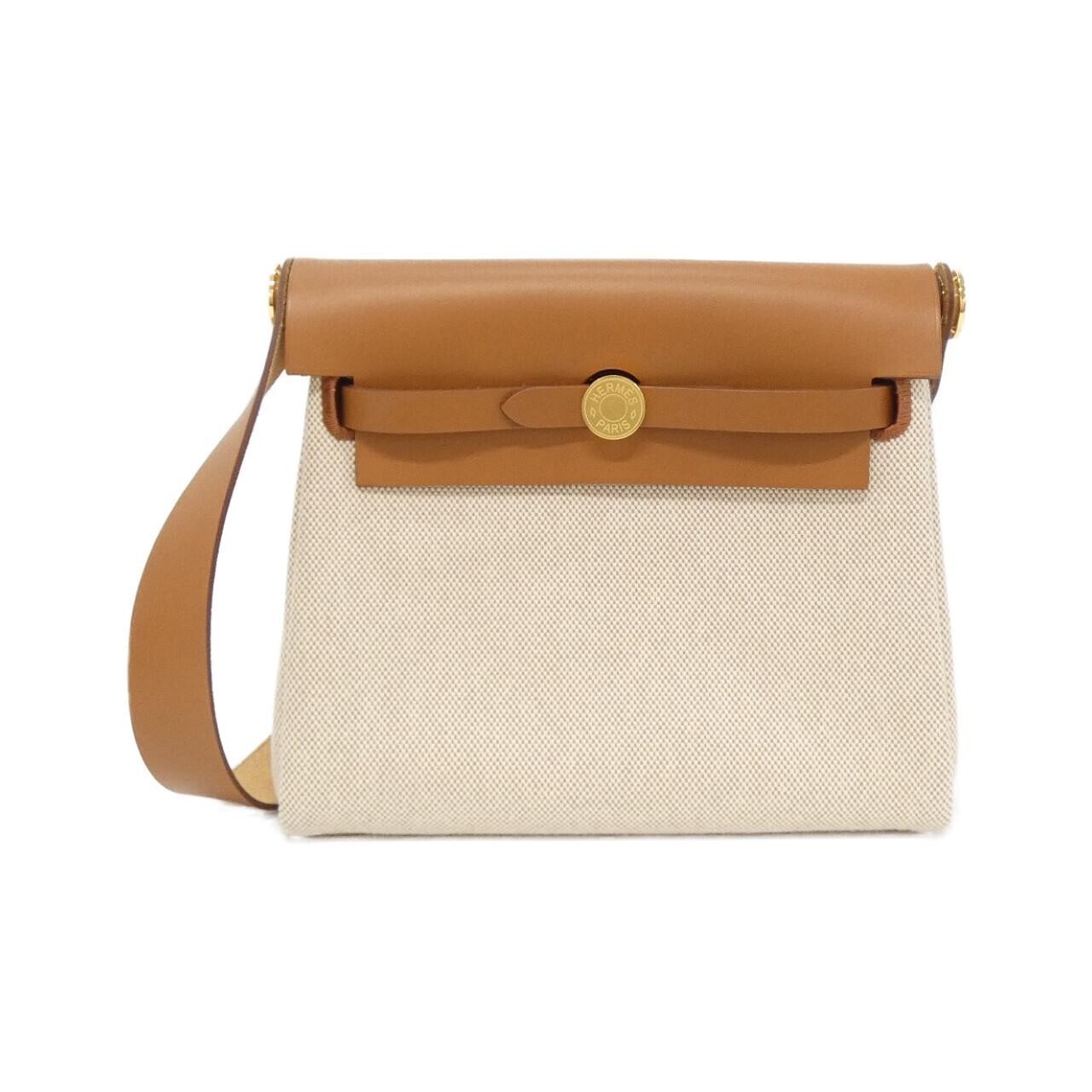 Authentic [Unused] Hermes Herbag Zip 20 085414CC Shoulder Bag #230-000-754-0843