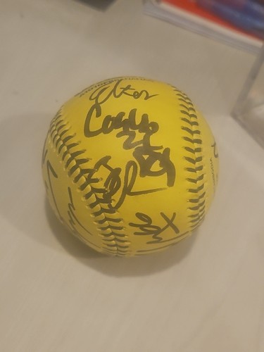 savannah Bananas team signed baseball 13 autographs signatures banana ball Auto - Picture 4 of 6