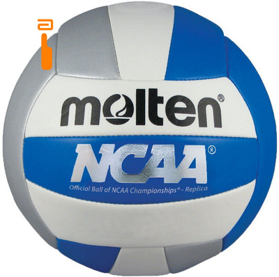 Molten Recreational Volleyball Official size and weight, Blue/Silver/White