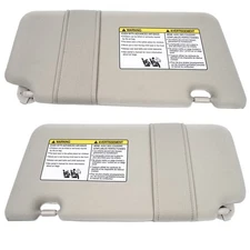 Pair Sun Protection Shade w/ Mirror LH+RH for Nissan Versa S SL 2007-2012 1.8L