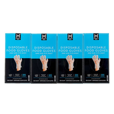 Member's Mark Plastic Disposable Food Gloves 4 pk 500 ct. each latex free ship