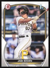 2023 Bowman Prospects Jase Bowen #BP-146 Pittsburgh Pirates