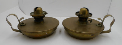 2 Early 1900s Salch Safety Lamp Eagle El Dorado Corp Kerosene Lamps