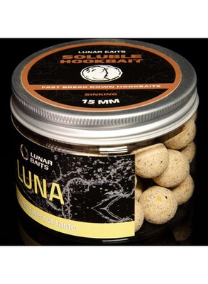 Lunar Baits Luna Soluble Boilies 15mm Carp Fishing Tiger Nut