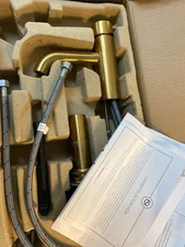 Signature Hardware 483874 Lexia Bathroom Faucet w/ Pop-Up Drain - Brushed Gold