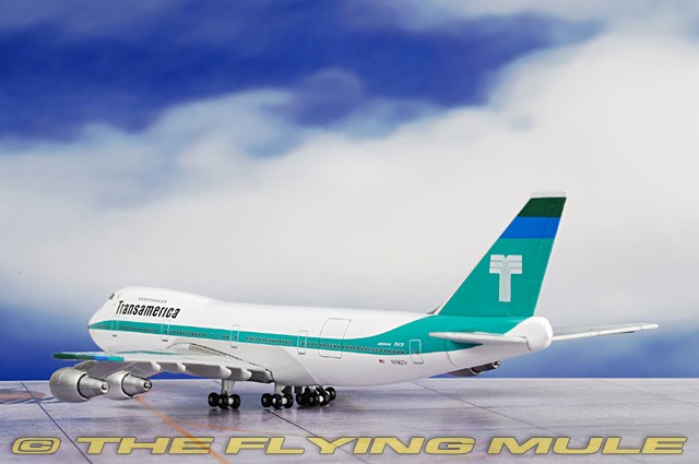 Gemini 1/200 タイ航空 B747-400 GeminiJets 1:400 747-200 Transamerica N742TV | eBay