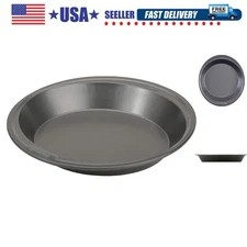 Everyday Nonstick Steel Pie Pan , 9", Gray