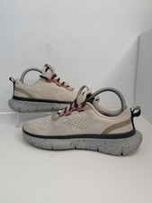 Cole Haan Zerogrand Women 8B Beige Knit Lace Up Sneakers Comfort Casual
