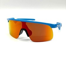 OAKLEY Kid Resistor Shield Sunglasses Sky Blue 123 Size Used Very Good