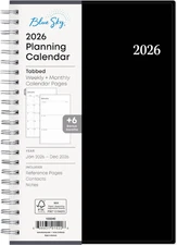 Blue Sky 2026 Weekly and Monthly Planner Calendar, January - December, 5"x 8" in