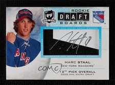 2008-09 Upper Deck The Cup Rookie Draft Boards /25 Marc Staal #DB-MS Auto 0ll