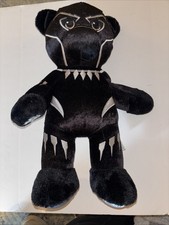 Build A Bear Black Panther Marvel Avengers Stuffed Plush Bear