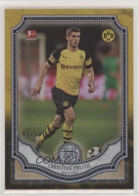 2018-19 Topps Museum Collection Bundesliga Gold 43/50 Christian Pulisic #1 1vy