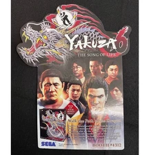 2017 E3 Exclusive Yakuza 6: Song of Life & 13 Sentinels: Aegis Rim Badge Insert