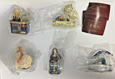 Panda's Ana Canned Art Museum Figure Set of 5 Complete Capsule Toy